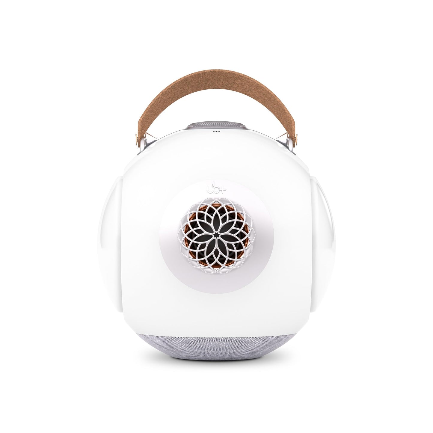 UB+ dB1 - Altavoz Bluetooth de doble graves | Sonido de alta fidelidad de 40 W con graves profundos extremos, tiempo de reproducción de 20 horas, IPX5 impermeable y TWS (blanco brillante), tecnología