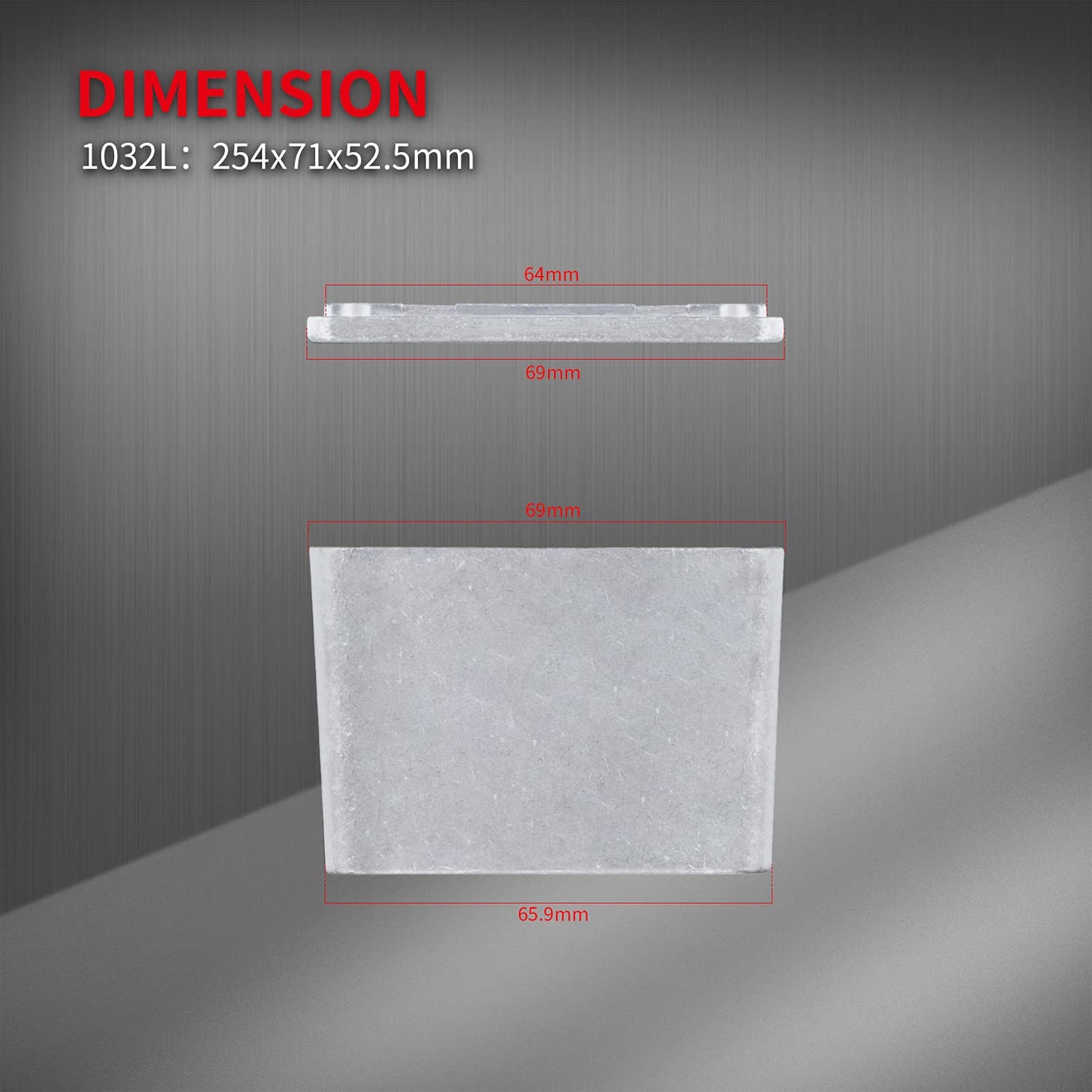 DaierTek 1032L Looper - Caja de pedal para guitarra (aluminio fundido a troquel, 254 x 71 x 52,5 mm)