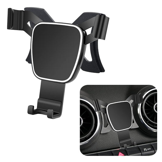 Soporte para Teléfono de Coche LUNQIN Negro para Audi A3 S3 RS3 2014-2020