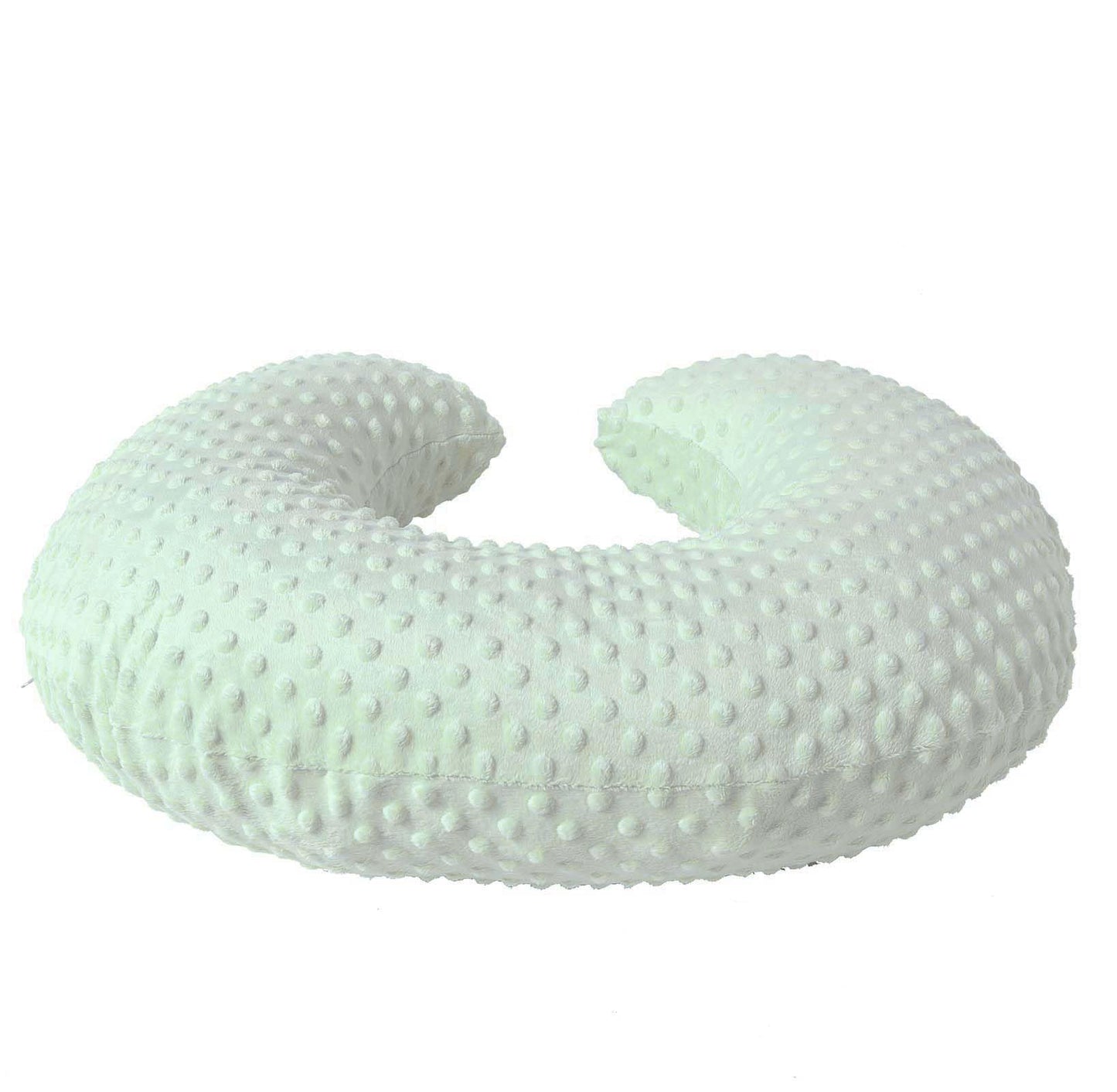QUENESS Almohada y posicionador para lactancia, para alimentación con pecho y biberón, soporte para sentarse del bebé con cubierta ultra suave removible, soporte para tiempo boca abajo para bebés