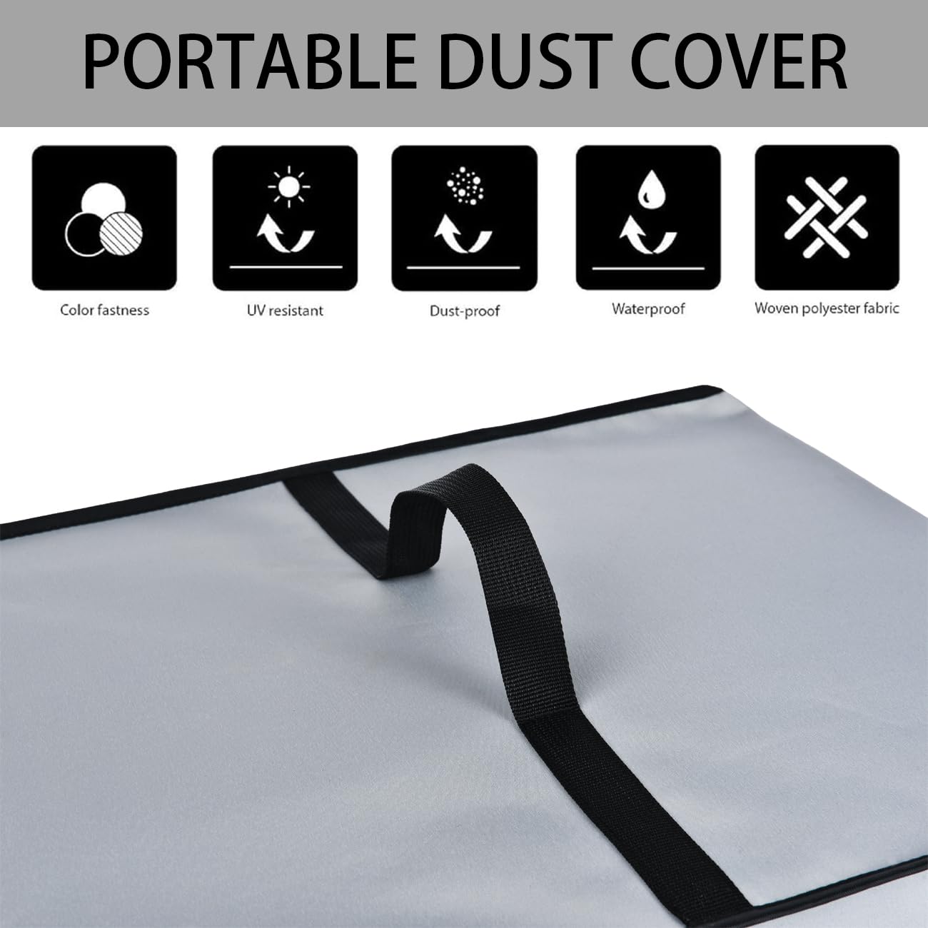 CouldyCasi Funda para horno Funda de nylon resistente al calor y al agua compatible con Ninja DCT451/ DCT402BK/ DCT401 Smart Double Oven (Gris)