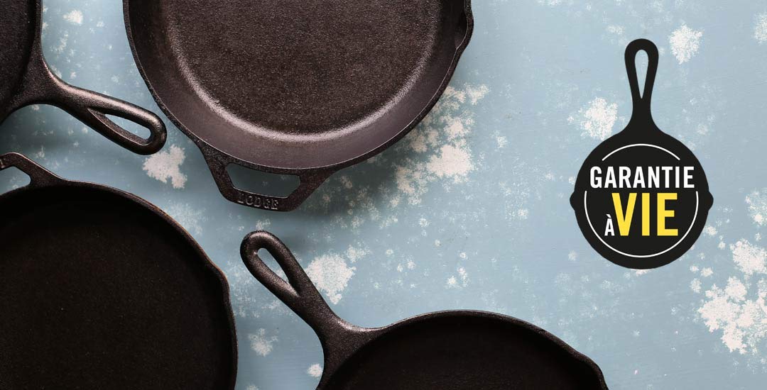 Lodge LCC3 Pre-Seasoned Cast-Iron Combo Cooker, 3-Quart