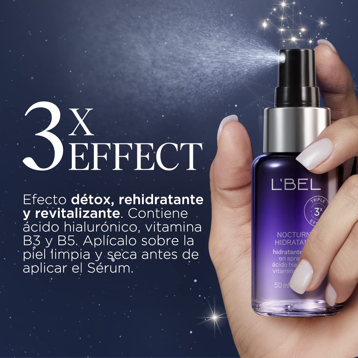 L'BEL - Nocturne Hidratante Facial Renovación Nocturna