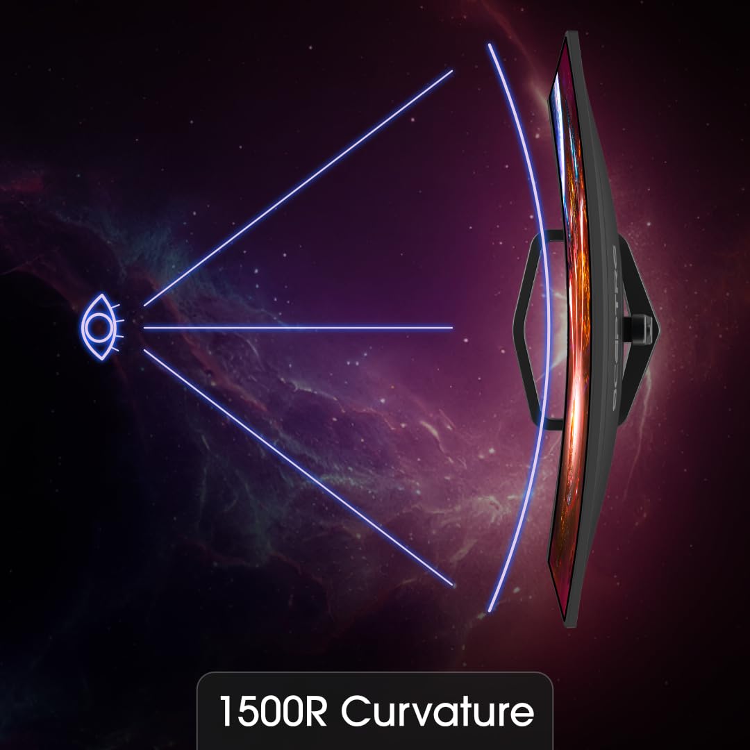 Monitor Curvo Gaming Sceptre 27 Pulgadas Negro con Frecuencia de Actualización de 240Hz y Altavoces Integrados 2023