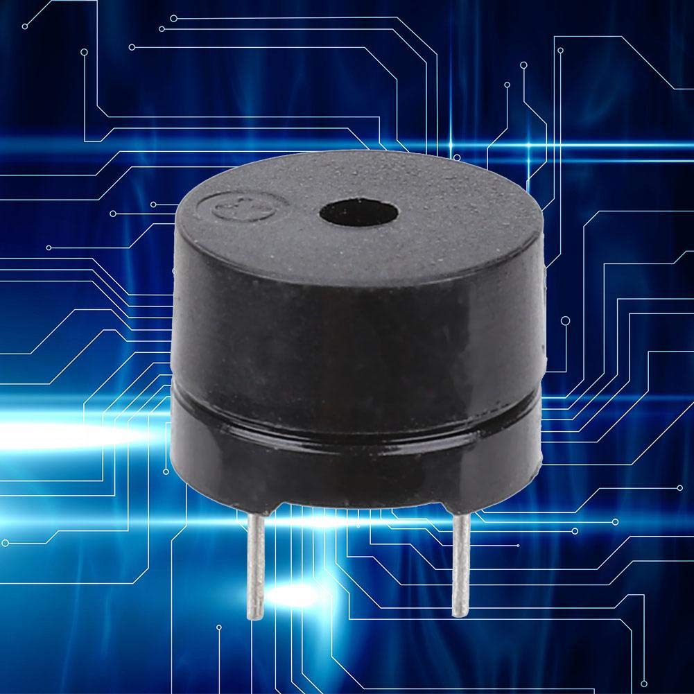 Hilitand 50 Piezas zumbador pasivo electromagnético de Alta sensibilidad CA 2 kHz 3 V 5 V 9 V 12 V zumbador 16 ohmios