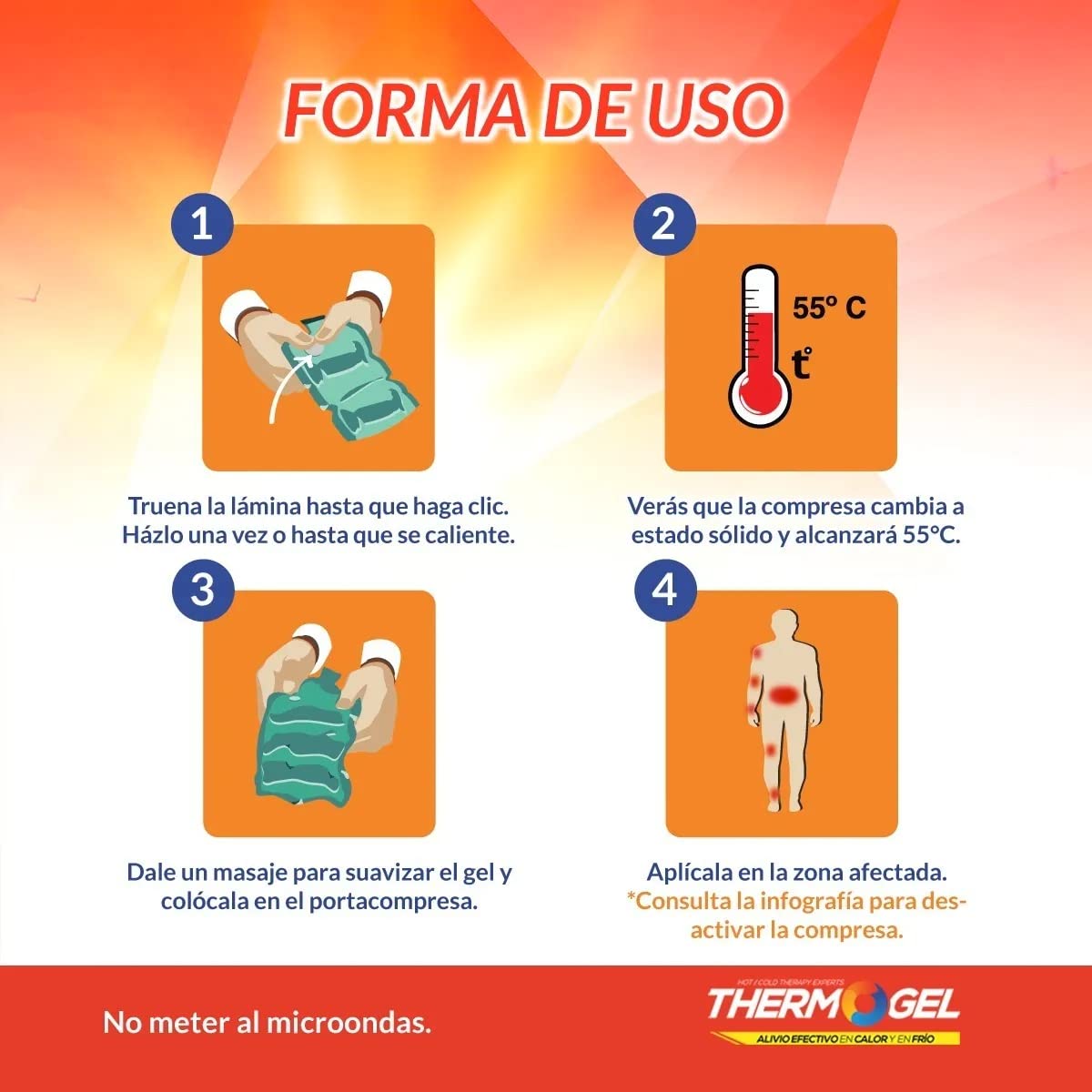 Kit de Aceite para Masaje Muscular Árbora con Árnica y Compresa Térmica Thermogel para Relajación Muscular