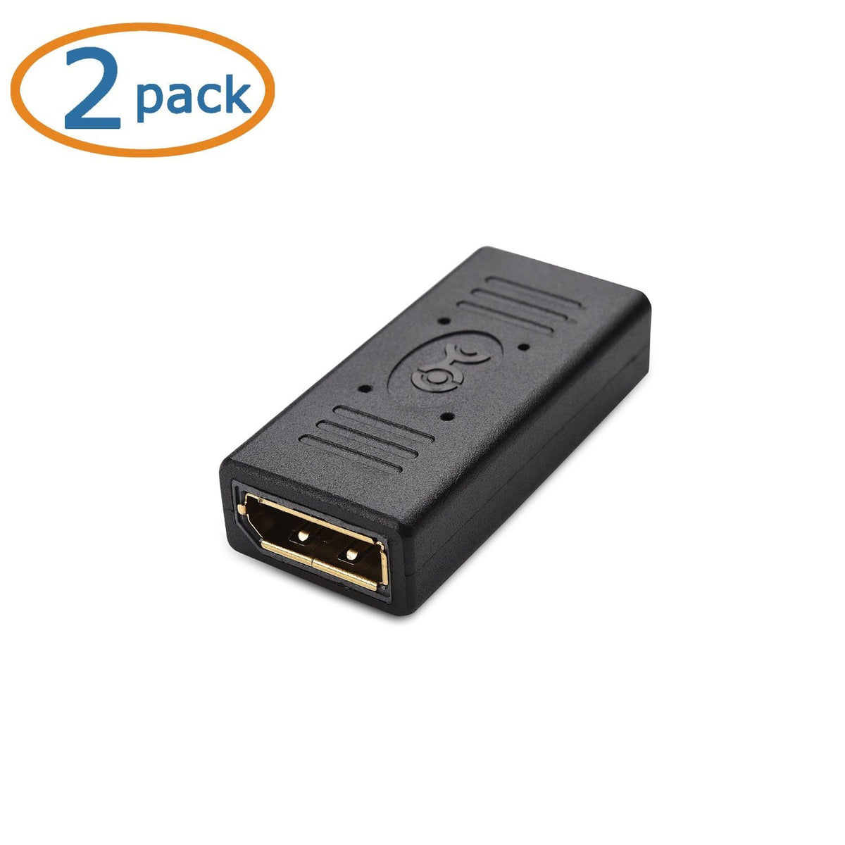 Acopladores DisplayPort Cable Matters Negro Paquete de 2