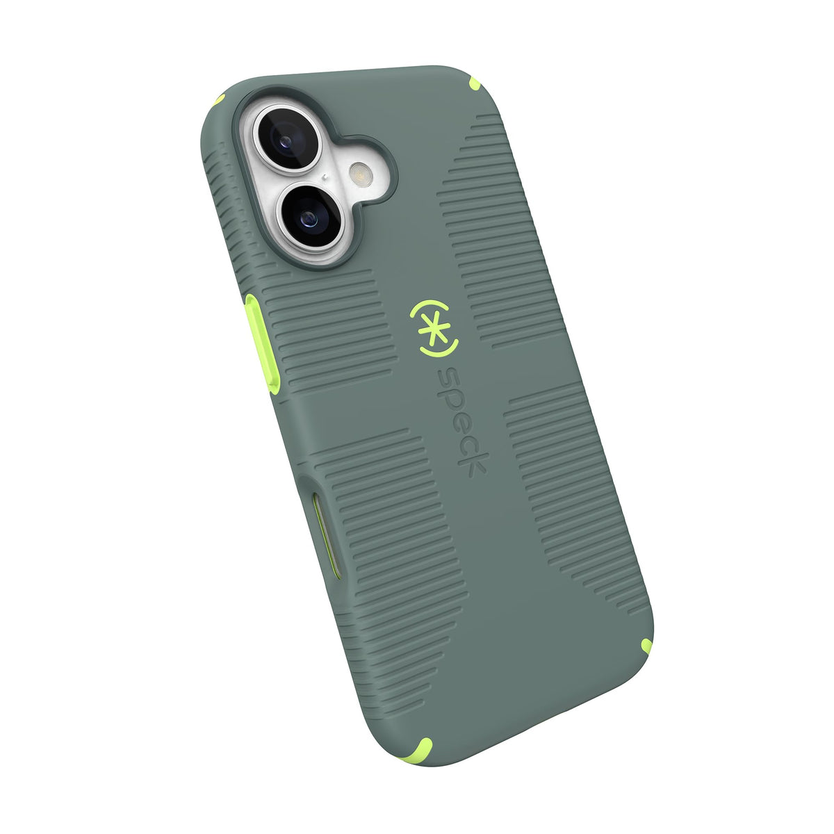 Funda para iPhone 17 Speck Neo Drab Verde Brillante Grip Candyshell