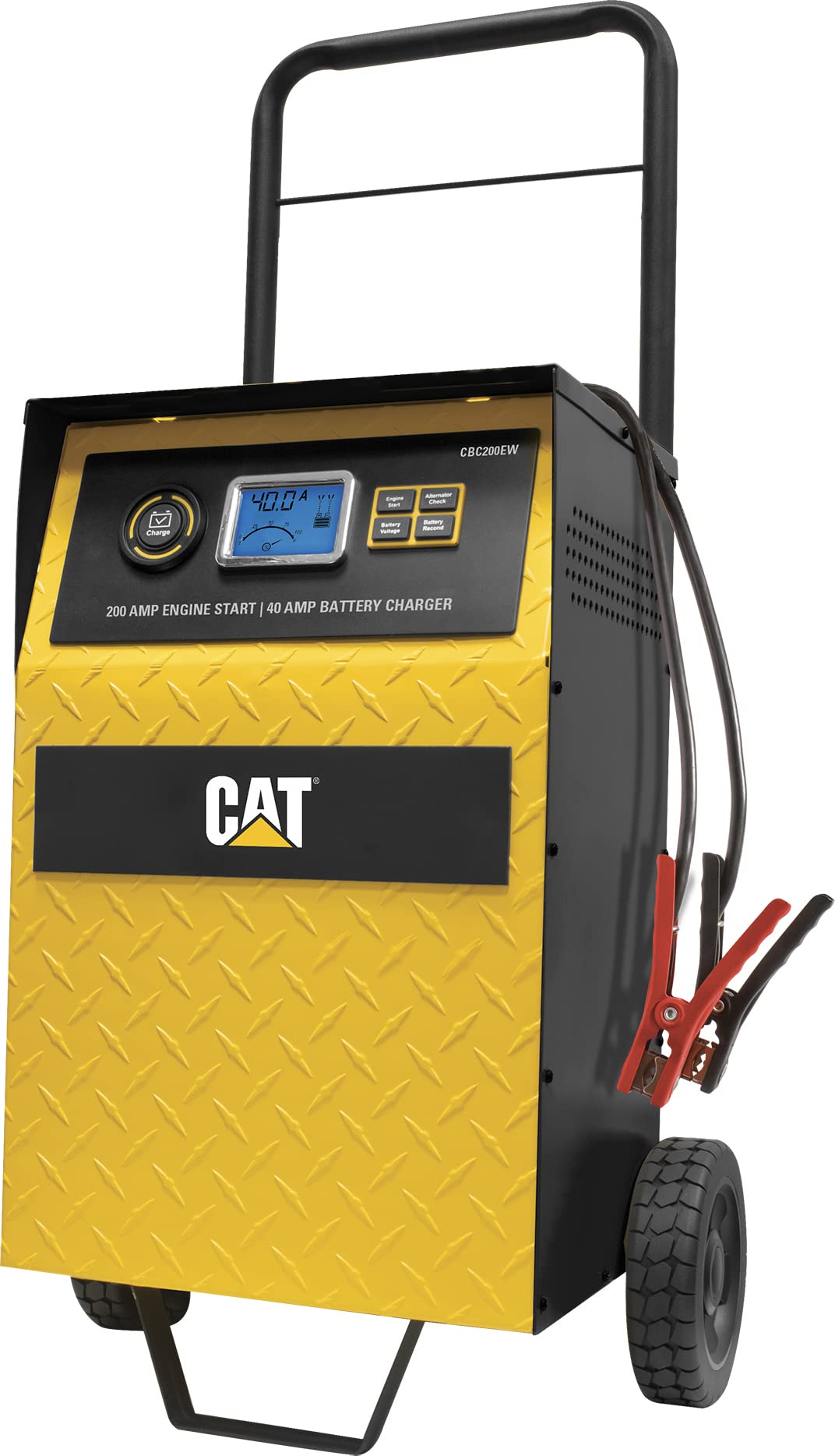 Cat CBC200EW Cargador de batería Profesional de 40 amperios y mantenedor de 3 amperios con Arranque del Motor de 200 amperios