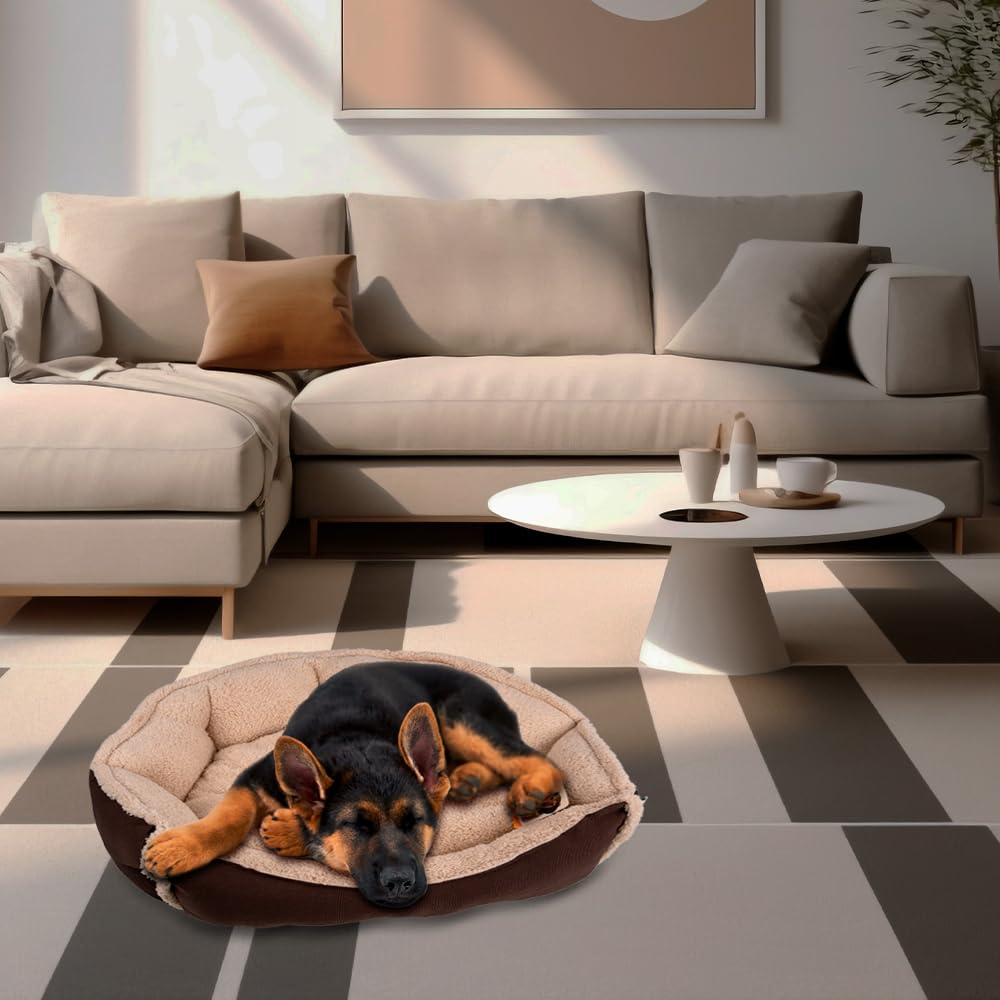 Fancy Pets Cama Maltes para Perro Tamaño Mediana Color Café