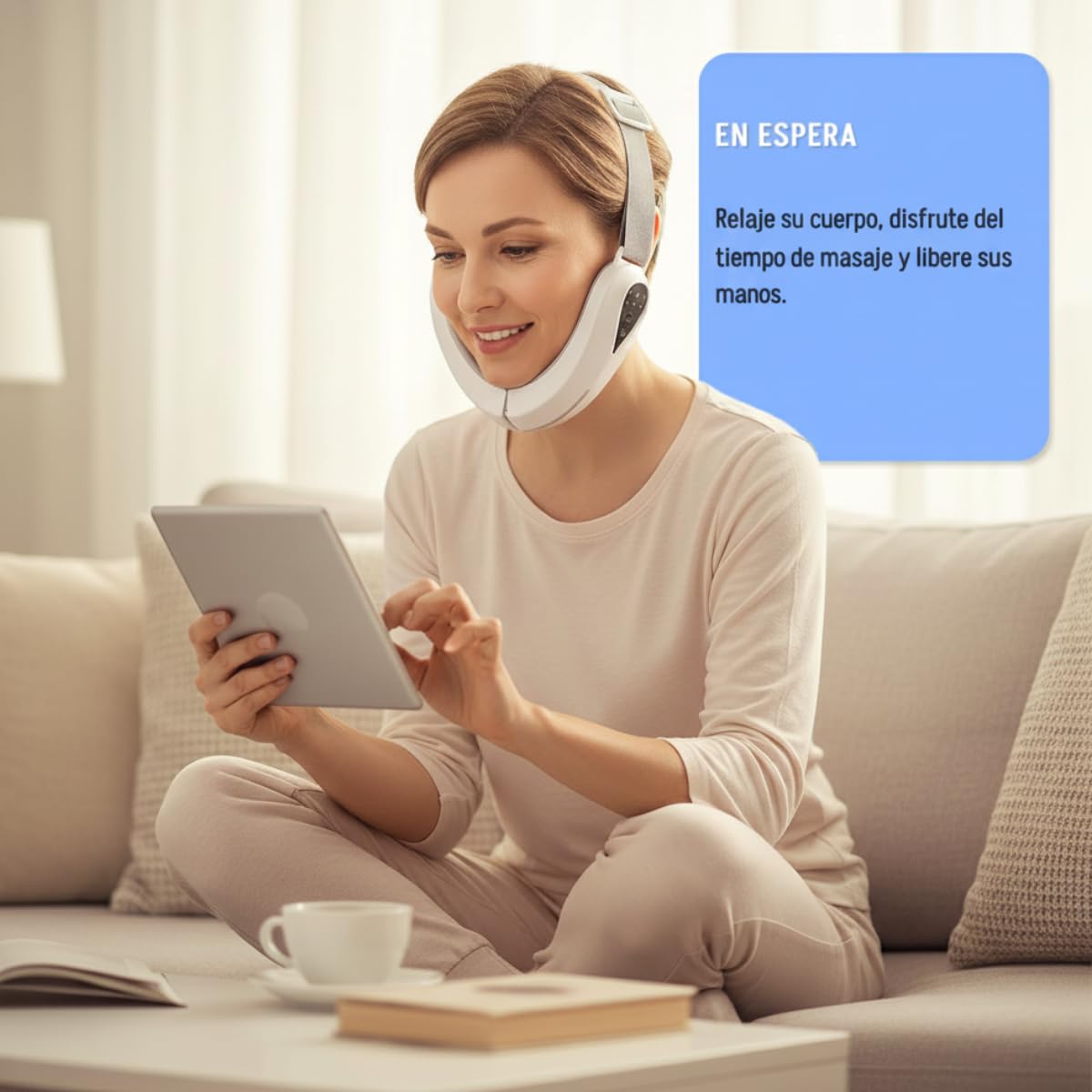 Bloom&Glow-Dispositivo adelgazamiento facial. Tecnología EMS.