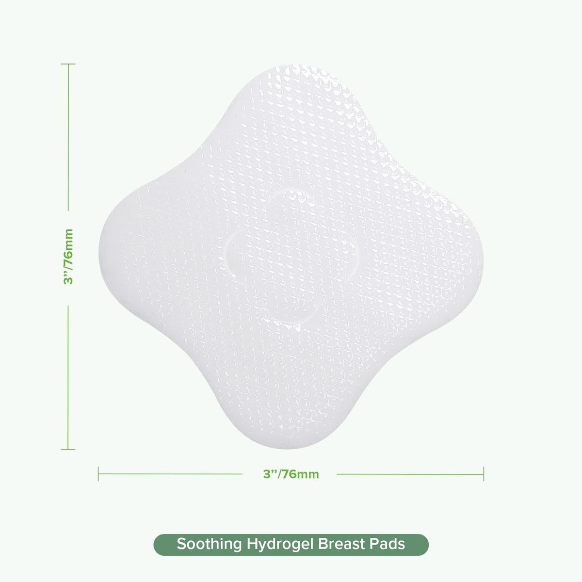 haakaa Soothies - almohadillas para orejas de hidrogel para pezones con lanolina, almohadillas para orejas de lactancia de gel que proporcionan alivio de enfriamiento para dolores en los pezones