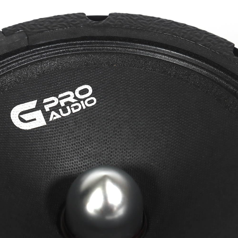 Genius Par de Bocinas de Medios Profesional MR108BP 8" con Bala para Auto Audio
