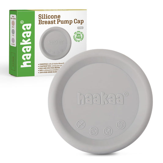 Tapa Manual para Extractor de Leche Haakaa Silicona para Todos los Chupones