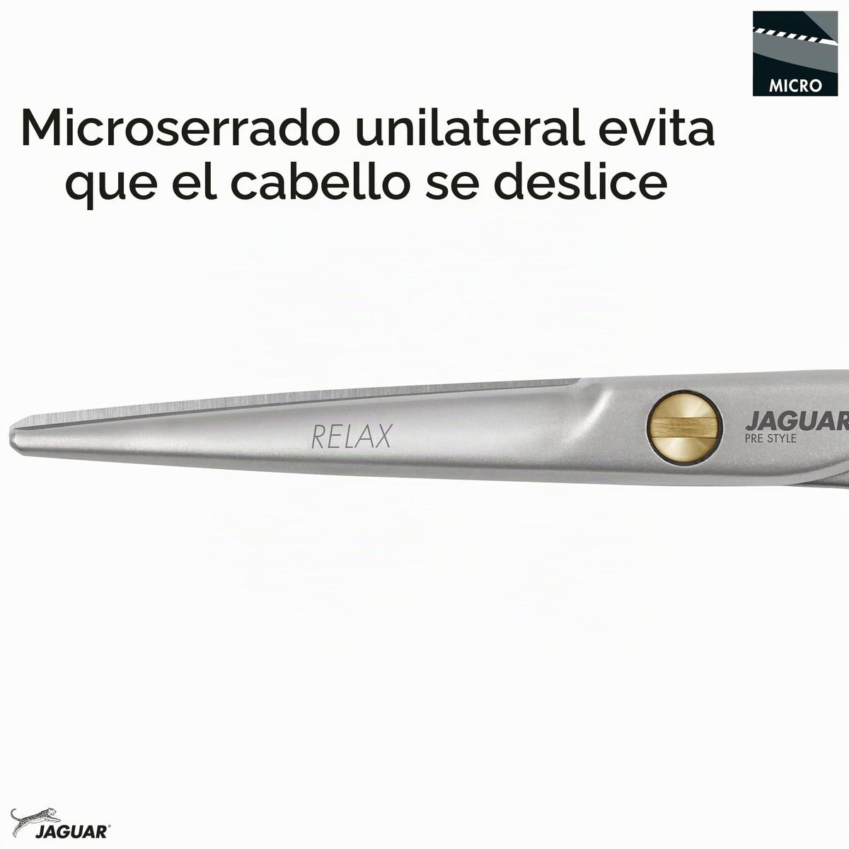 JAGUAR Pre Style Relax - Tijeras de peluquería (12,7 cm, 0,03597 kg)