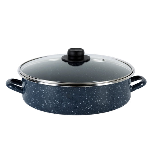 Cacerola Ekco Acero Esmaltado Gris 28 cm