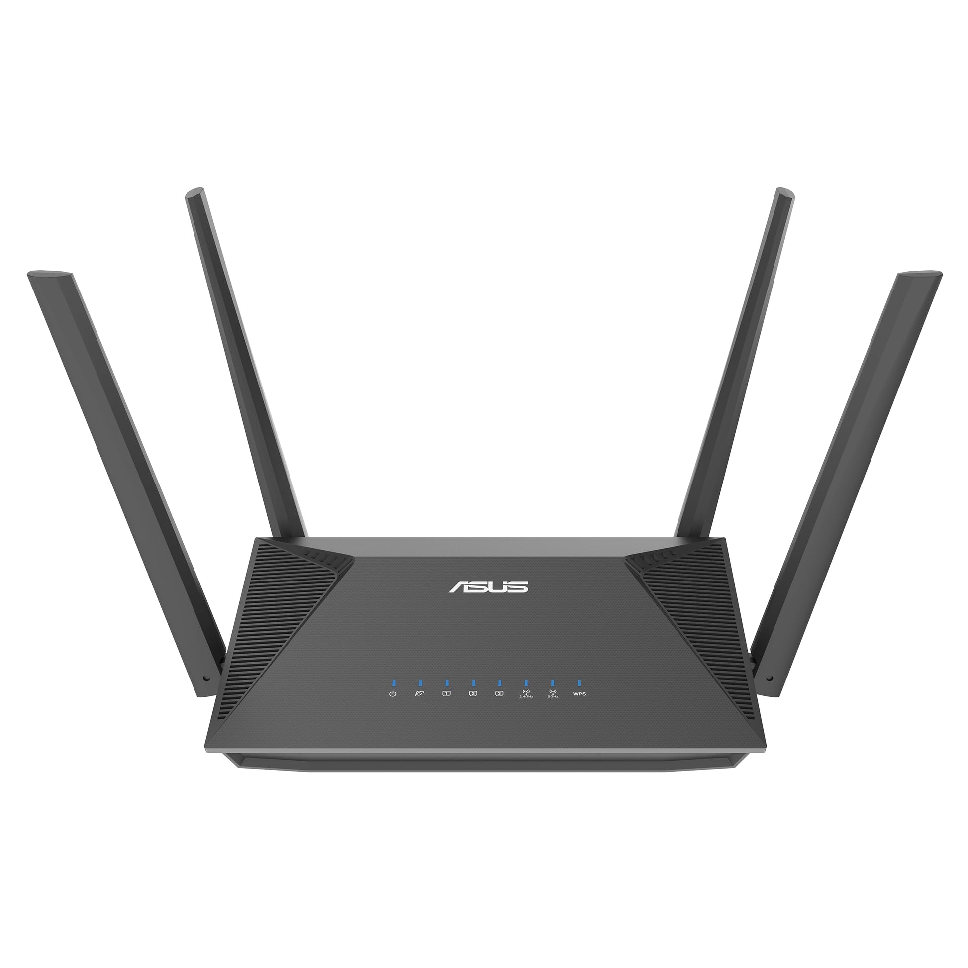 ASUS Router RT-AX52 (AX1800) WiFi 6 de Doble Banda, protección instantánea, programación de Control Parental, VPN incorporada, Compatible con AiMesh