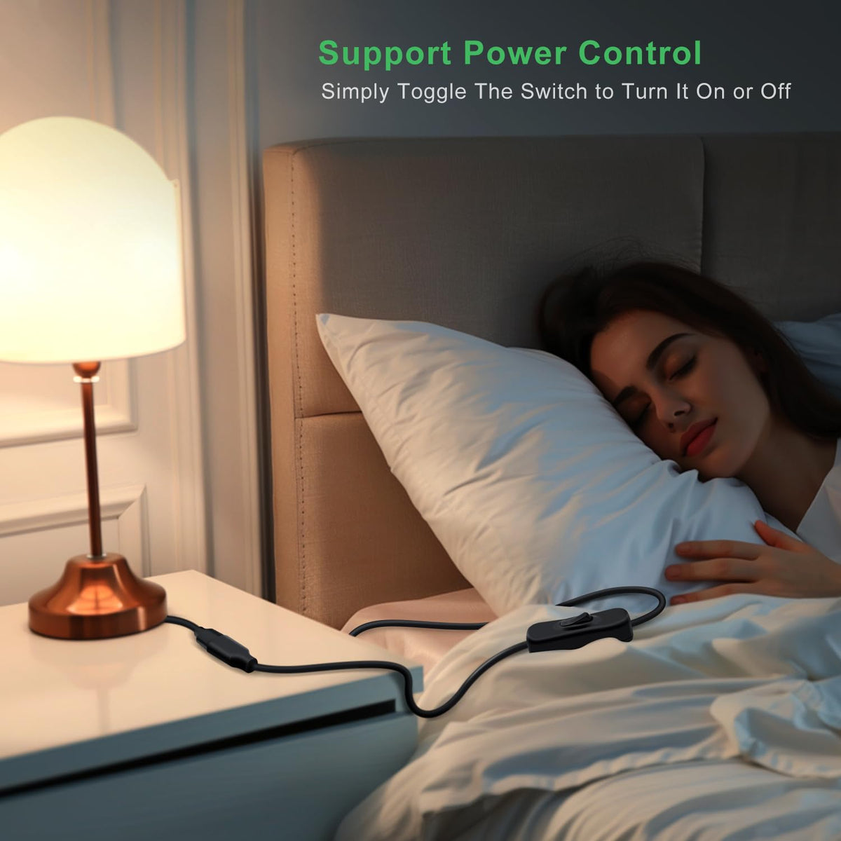 Cable Adaptador USB 3.0 HuaLiSiJi Negro con Interruptor para Teléfonos y Dispositivos