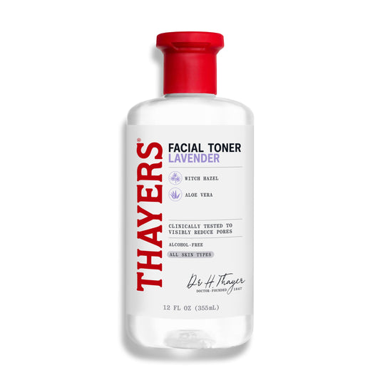 Thayers Alcohol-Free Lavender Witch Hazel Toner with Aloe Vera, 12 ounce bottle