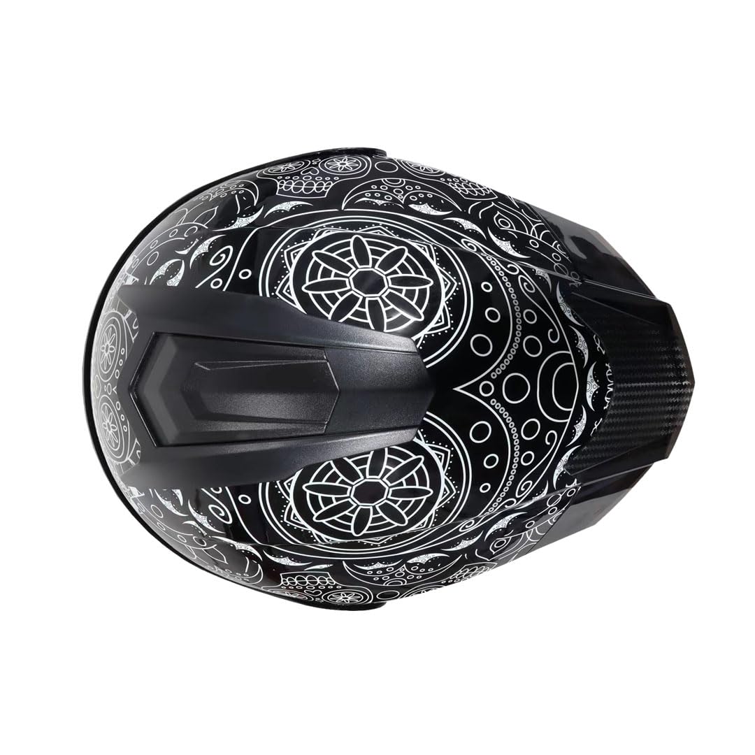 Casco para Moto Integral Boston - Casco Motocicleta Marca Edge - Visor Doble ANTIVAHO - Cascos para Motos Certificados Dot Moto - Accesorios para Moto Motocross Motocicleta Mujer Hombre (Neon, XL)
