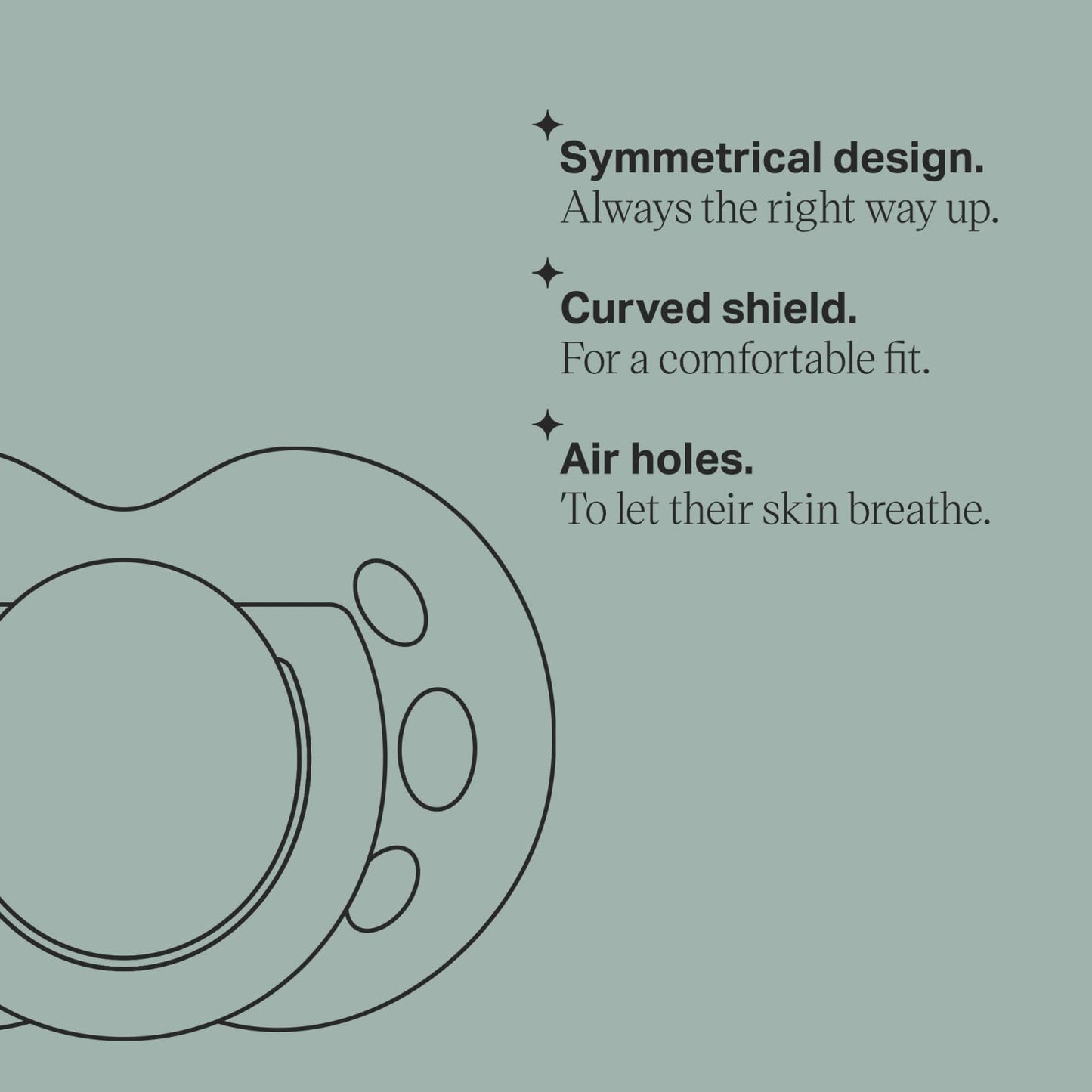 Chupetes Tommee Tippee Estilo Divertido Diseño Simétrico Silicona sin BPA para 18-36 Meses