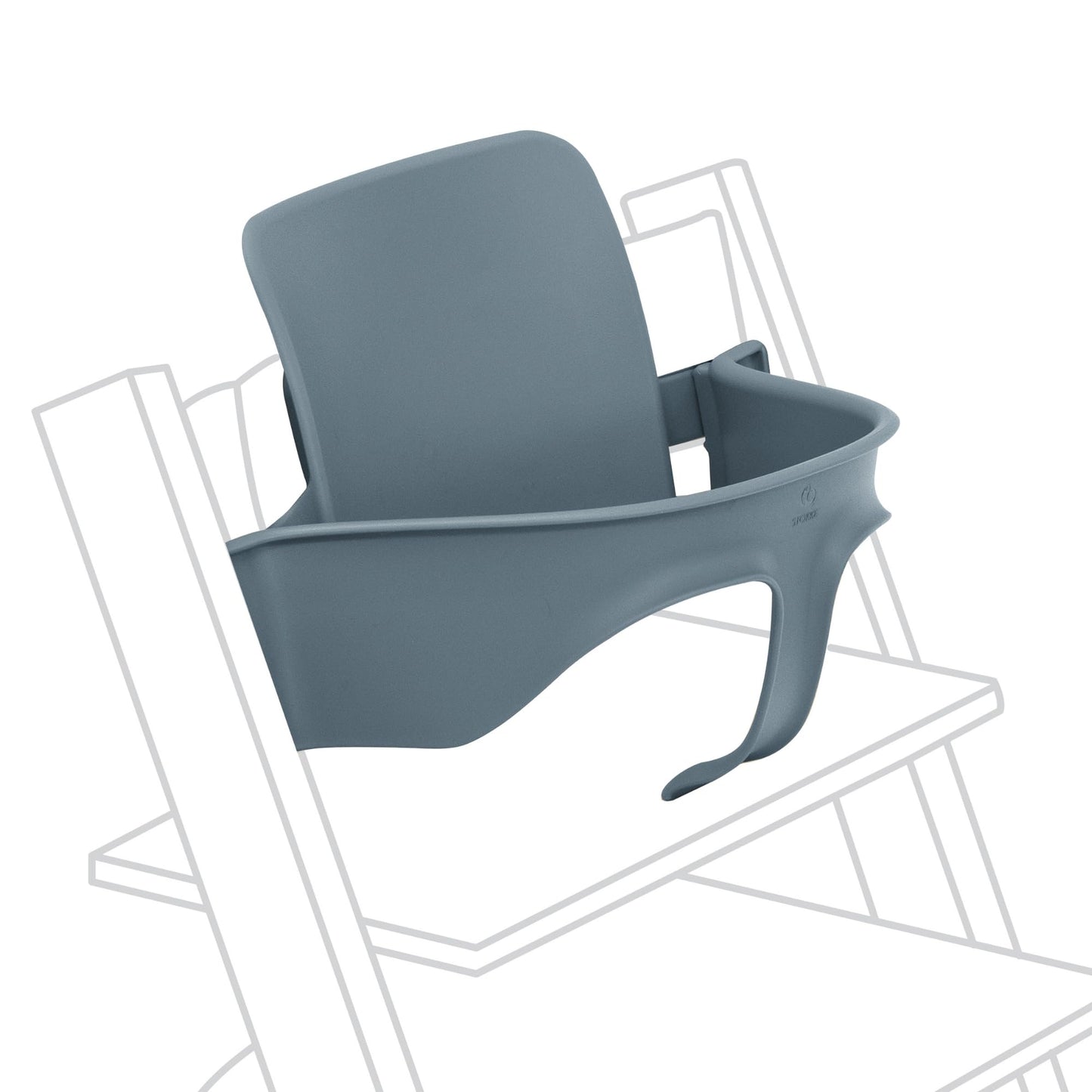 Tripp Trapp Baby Set 2 de Stokke, Edad 6-36 meses - Convierta la silla Tripp Trapp en una cómoda trona (Fjord Blue)