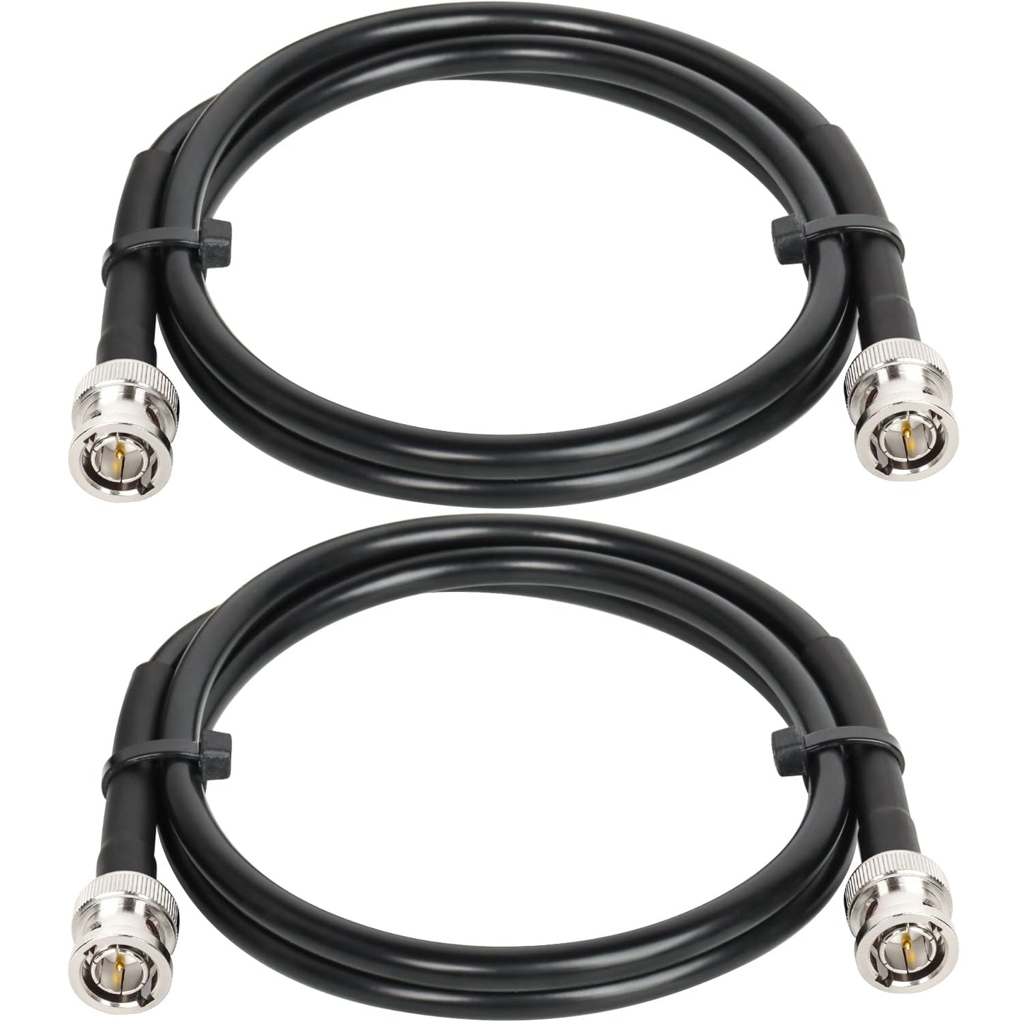 XRDS-RF - Cable SDI RF de 3 Pies, HD-SDI BNC a BNC, RG59 Compatible Con HD-SDI/3G/6G-SDI/4K/8K, Cable de Vídeo Digital de Precisión (2 Piezas)