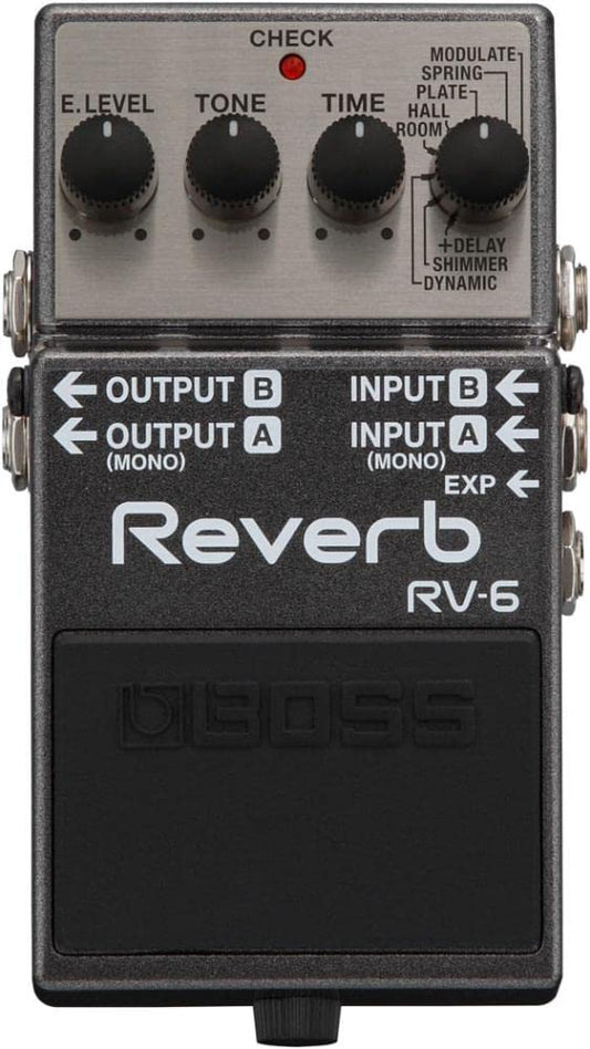 BOSS RV-6 Pedal, Plateado