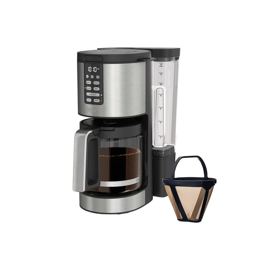Cafetera Programable Ninja XL Pro Plata con Filtro Permanente y 4 Programas de Lotes Pequeños