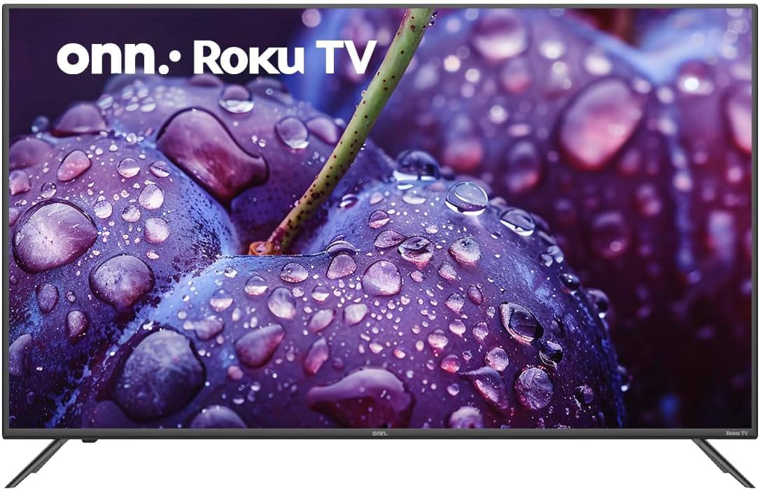 Televisor ONN 55 Pulgadas 4K Ultra HD Smart con Wi-Fi y HDMI