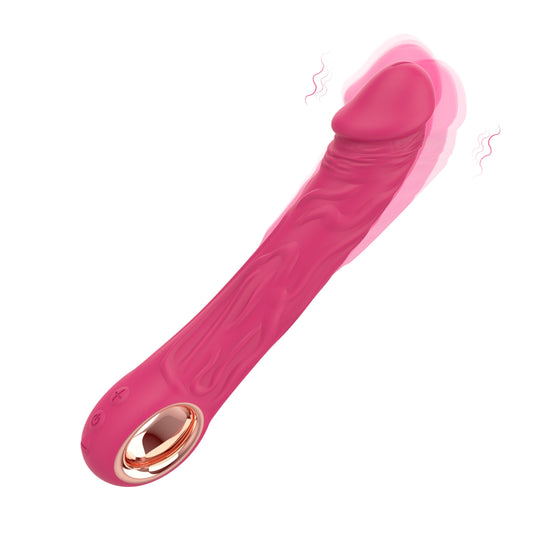 Consolador Vibrador Realista para Mujer, Juguetes Sexuales Clítoris Punto G Estimulador Anal con 10 Potentes Modos de Vibración, Juguete Sexual Vibrador Adulto Impermeable para Mujeres Parejas