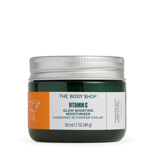 The Body Shop Vitamin C Glow Boosting Moisturiser for Unisex Moisturizer 1.7 oz