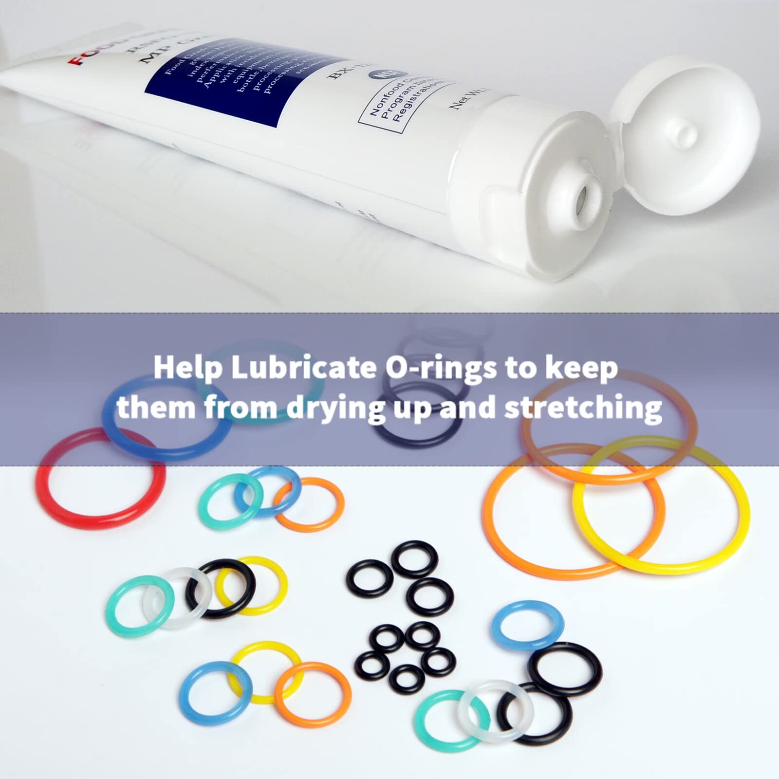 LewisCare Lubricante de máquina apto para alimentos para equipos de postres congelados, 1 x 4 onzas