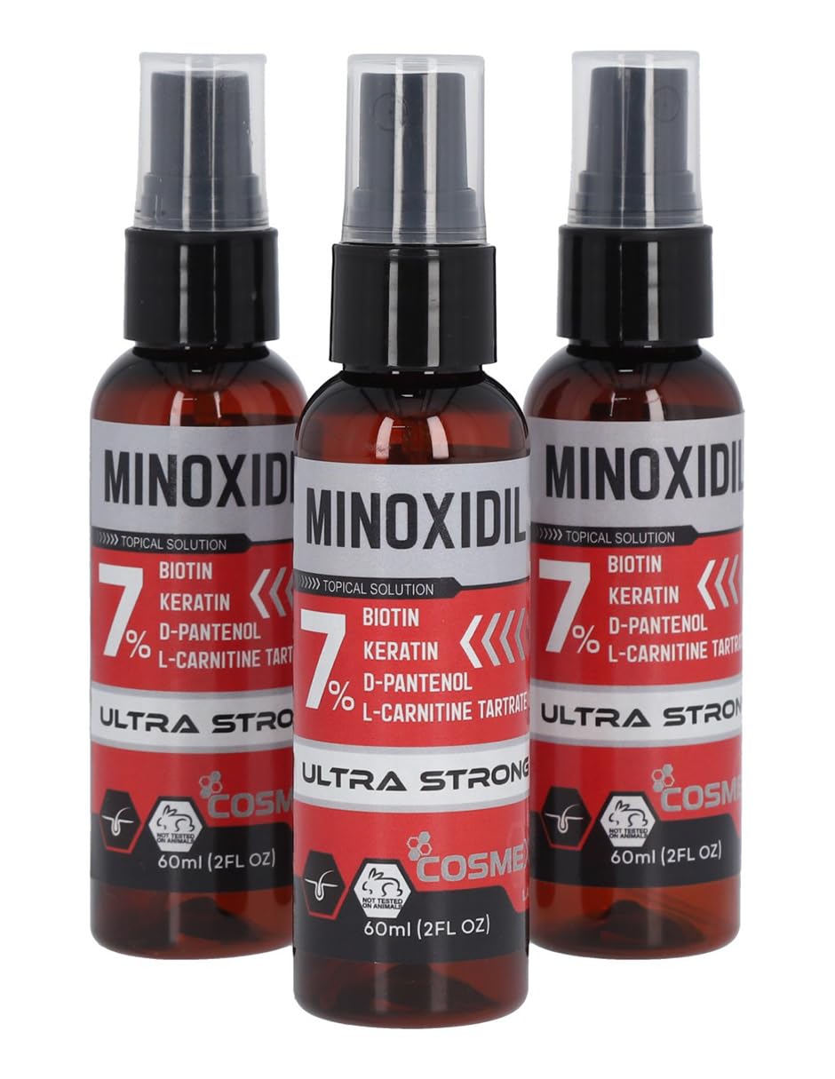 Loción Capilar Anticaída con Minoxidil Fortificado con Biotina 3 Meses