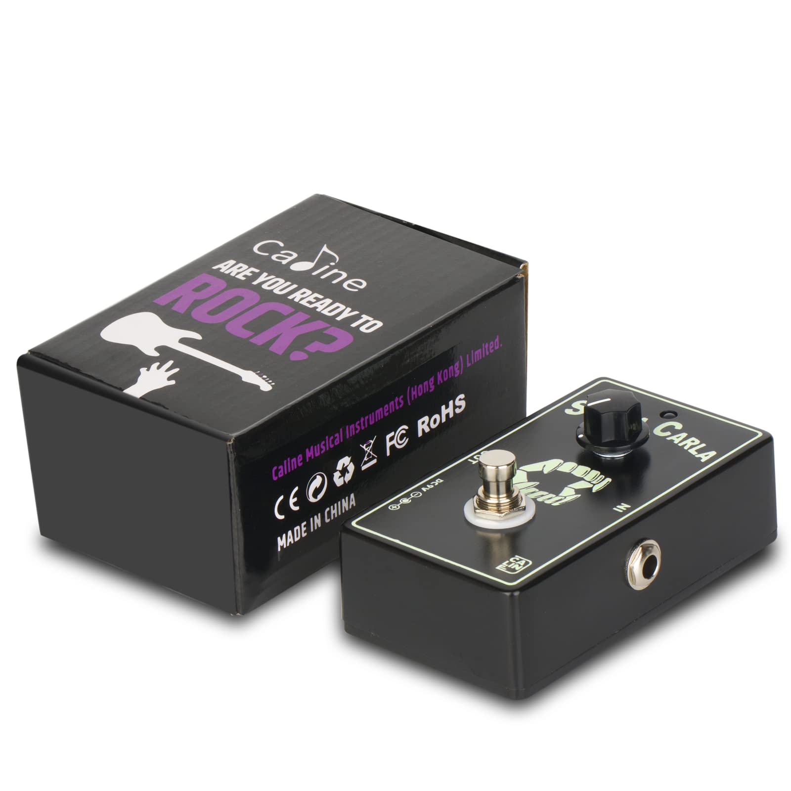 Caline CP-514 Santa Carla Boost Pedal de efecto de guitarra, mini pedal de refuerzo con True Bypass