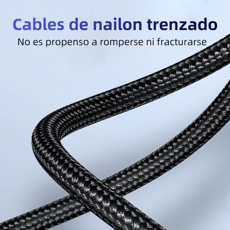 JESWO Cable Adaptador USB 3.0 a Micro B Transferencia 5Gbps, 1M Cable para Disco Duro Externo, Aleación de Aluminio Nylon Trenzado, Compatible con Galaxy S5, Note 3, Note Pro 12.2, Tab Pro 12.2 y Nokia Lumia 2520 Tablet