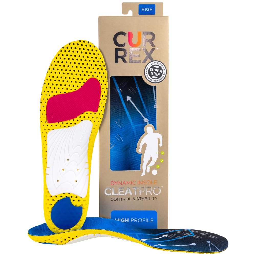 Plantilla CleatPRO CURREX Comodidad y Súper Agarre para Hombres, Mujeres y Jóvenes