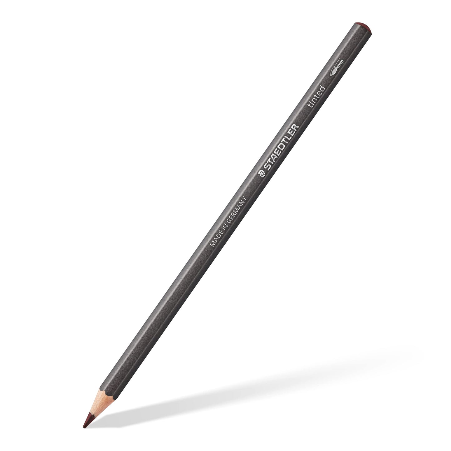 Staedtler - Lápices de grafito tintados solubles en agua, juego de acuarela, preafilados, 12 colores en lata de metal, 14610T M12