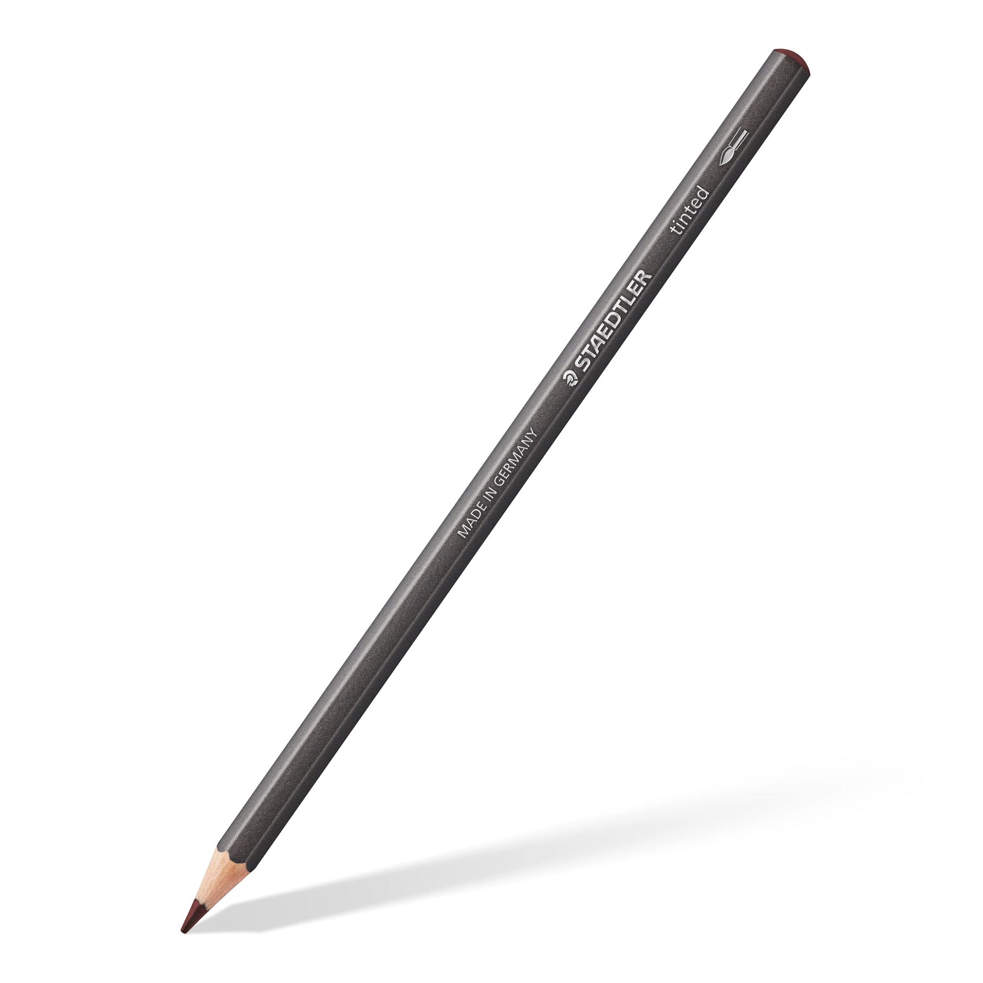 Staedtler - Lápices de grafito tintados solubles en agua, juego de acuarela, preafilados, 12 colores en lata de metal, 14610T M12