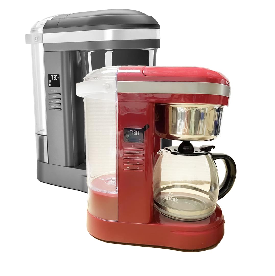 Cafetera de repuesto de 12 tazas, compatible con Kitchenaid KCM1209 KCM1208 Cuisinart DCC 1220BKS, Capresso SG300, Gourmia GCM3260, Krups Essential Wamife Mueller 12 tazas