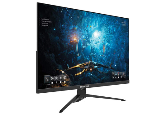 Monitor LED Gaming Sceptre 27 Pulgadas FHD 1080p IPS Gunmetal Negro Frecuencia 165Hz 144Hz 1ms DisplayPort HDMI con FreeSync y Altavoces Integrados