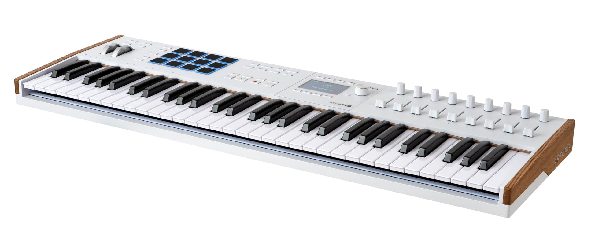 Arturia KeyLab 61 mk3 Blanco - driver de teclado MIDI USB de 61 teclas con software analógico Lab Pro incluido