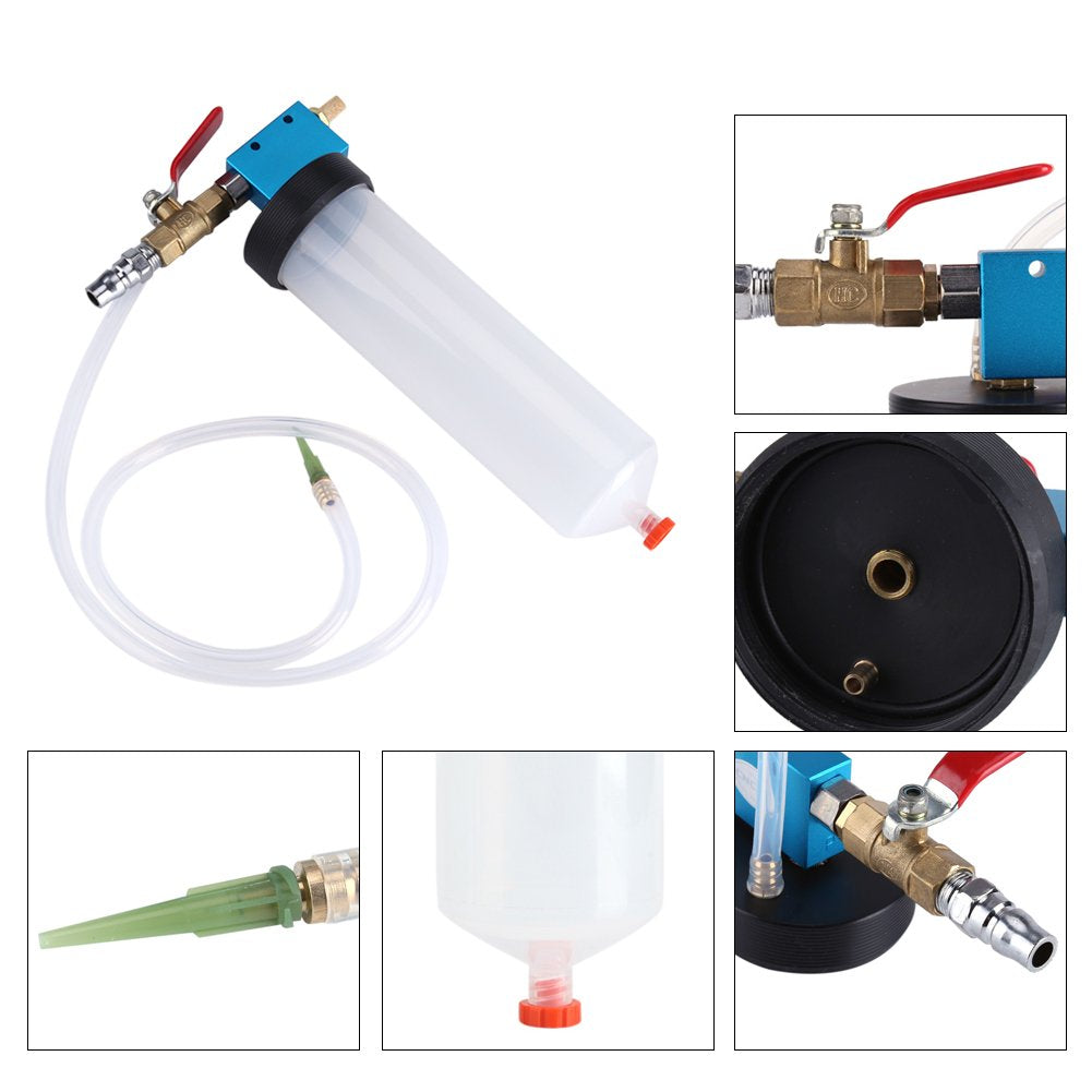 Kit de Herramientas para Cambio de Aceite, Reemplazo de Líquido de Freno de Coche Automático, Kit de Drenaje Vacío de Aceite de Bomba de Automóvil