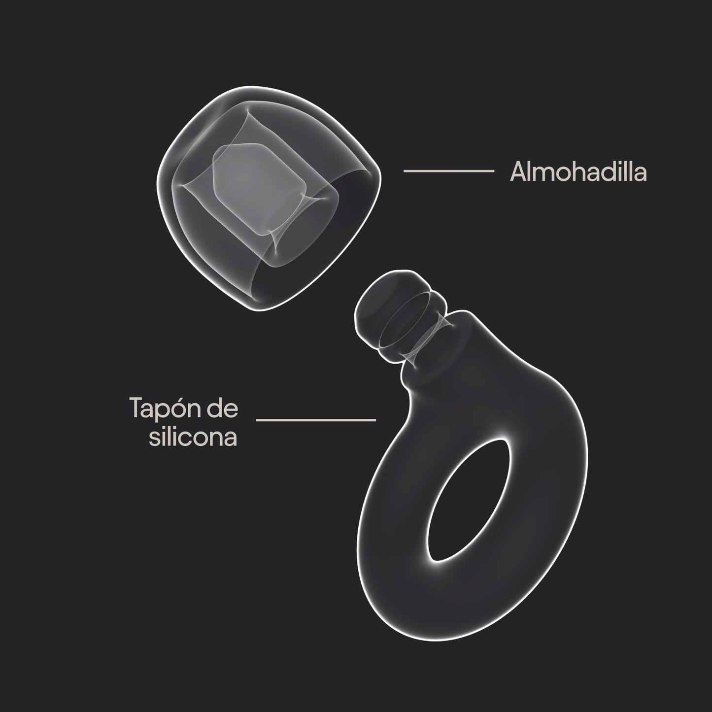 Tapones Auditivos Loop Quiet 2 Beige Reutilizables Ultracómodos para Reducción de Ruido 24 dB