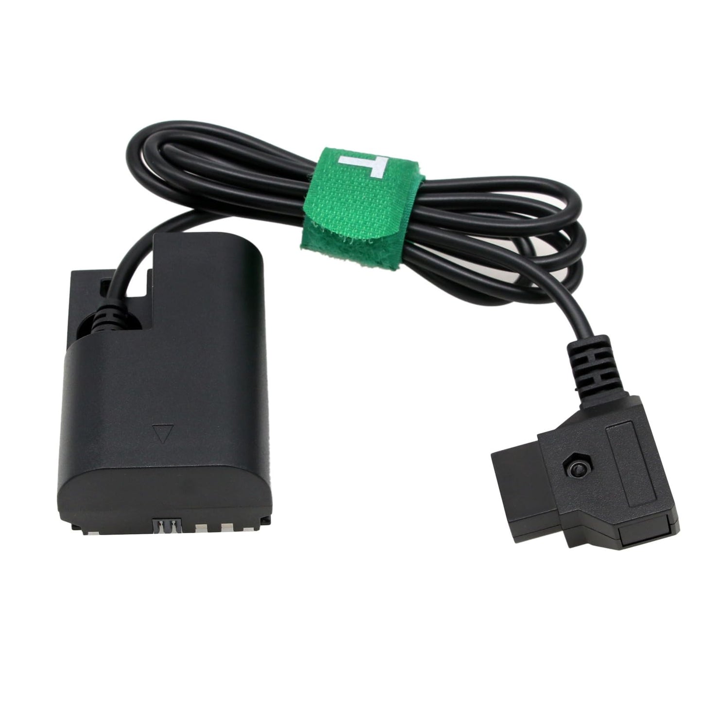 HangTon Adaptador de Corriente D-Tap LP-E6 Acoplador DC de batería ficticia para Zacuto EVF Canon 5D II/III/IV 5DSR 6D 6DII 60D 70D 80D 7D 7DII