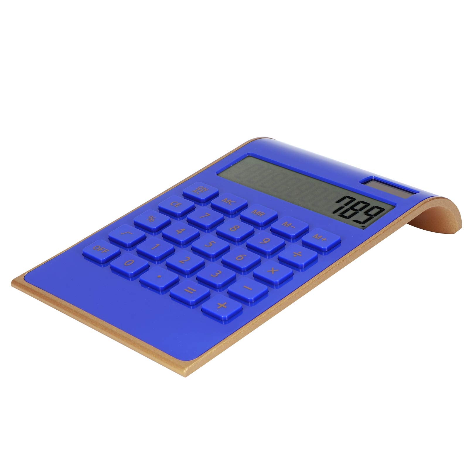 Calculadora Est¨¢ndar Calculadora de 10 D¨ªgitos, Calculadora Ultrafina de Energ¨ªa Solar para el Hogar, Oficina, Escuela, Negocios, Pantalla LCD, Calculadora Inclinada Port¨¢til