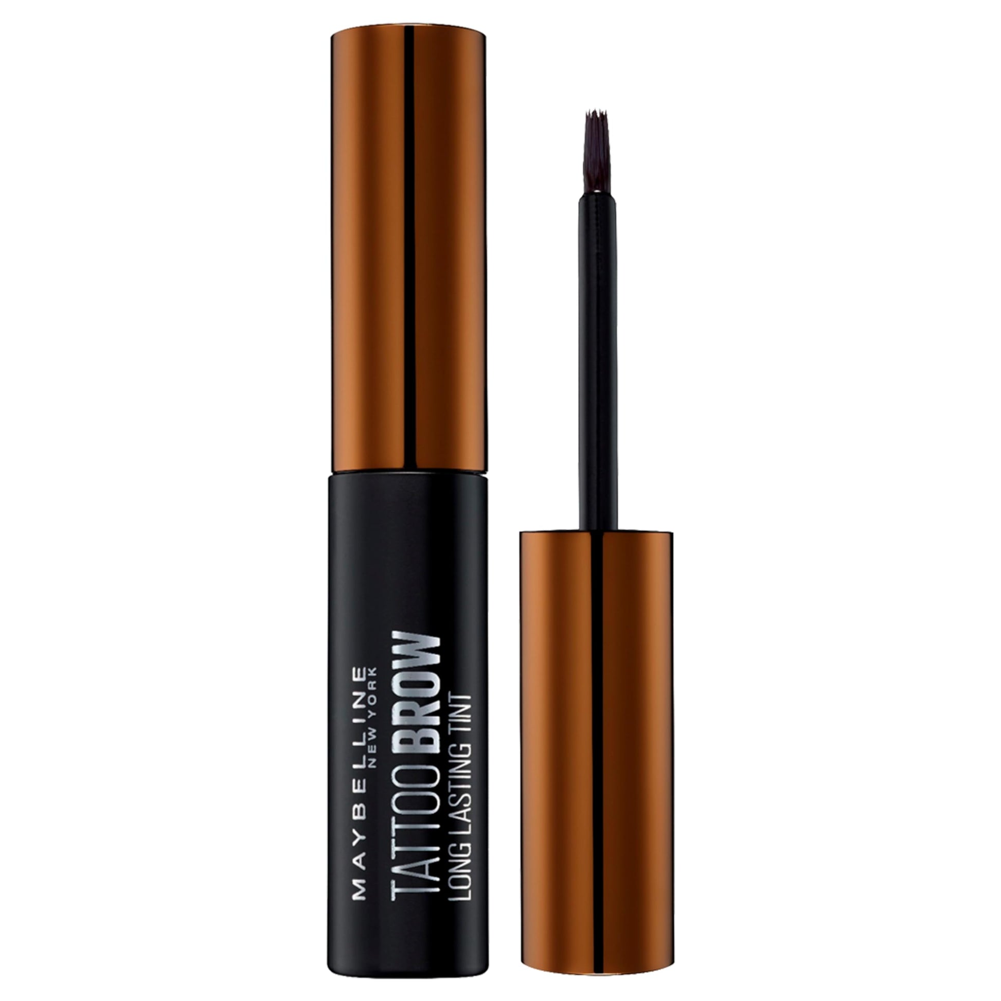 Tinta Semi Permanente Maybelline Medium Brown con Duración de hasta 3 Días para Cejas