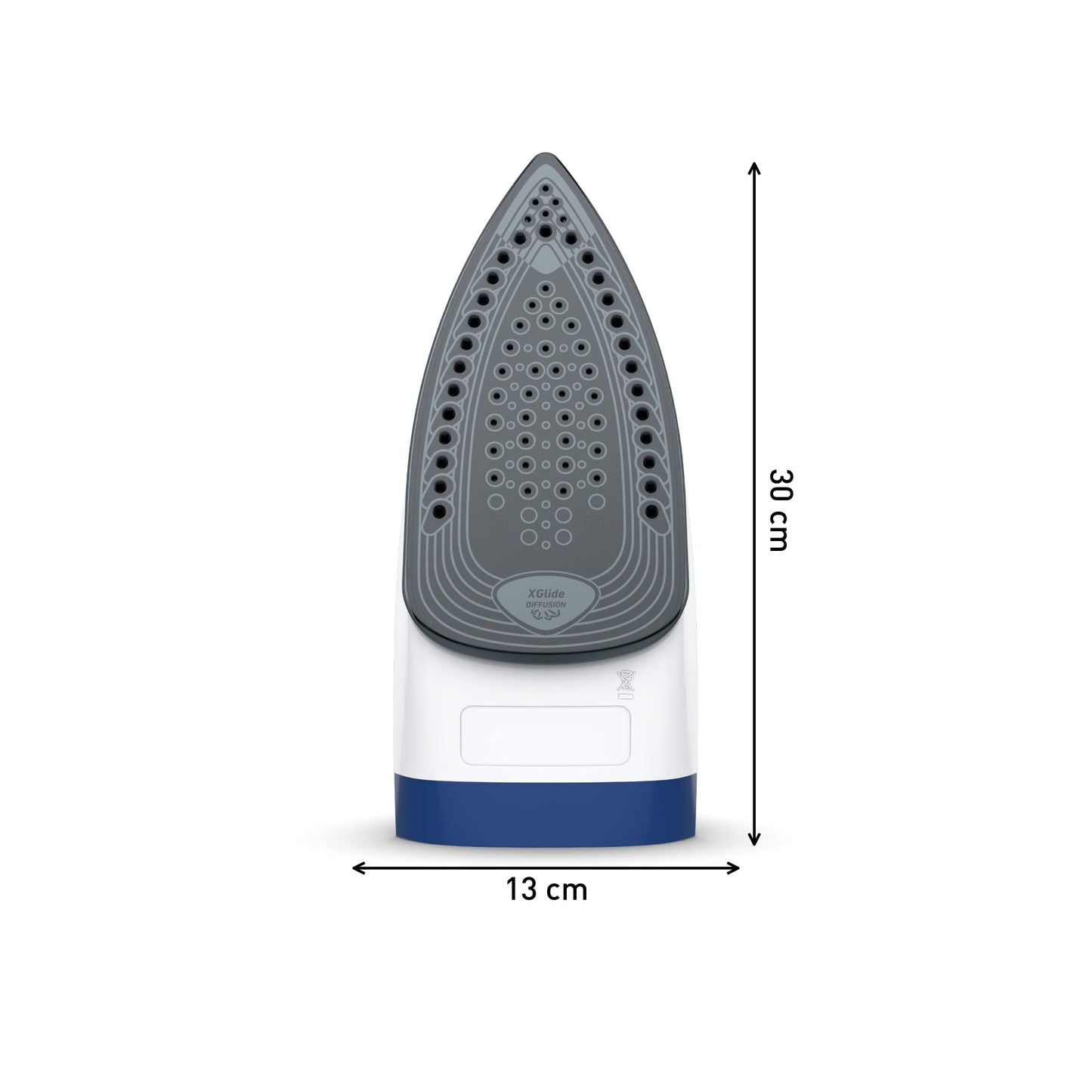 Plancha de Vapor Tefal Azul suela de Cerámica Antigoteo