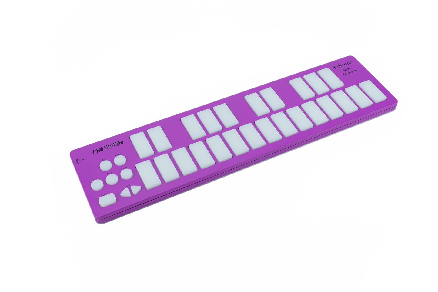 Keith McMillen Instruments K-Board-C | driver de teclado MIDI de 25 teclas USB MPE con USB-C (orquídea)