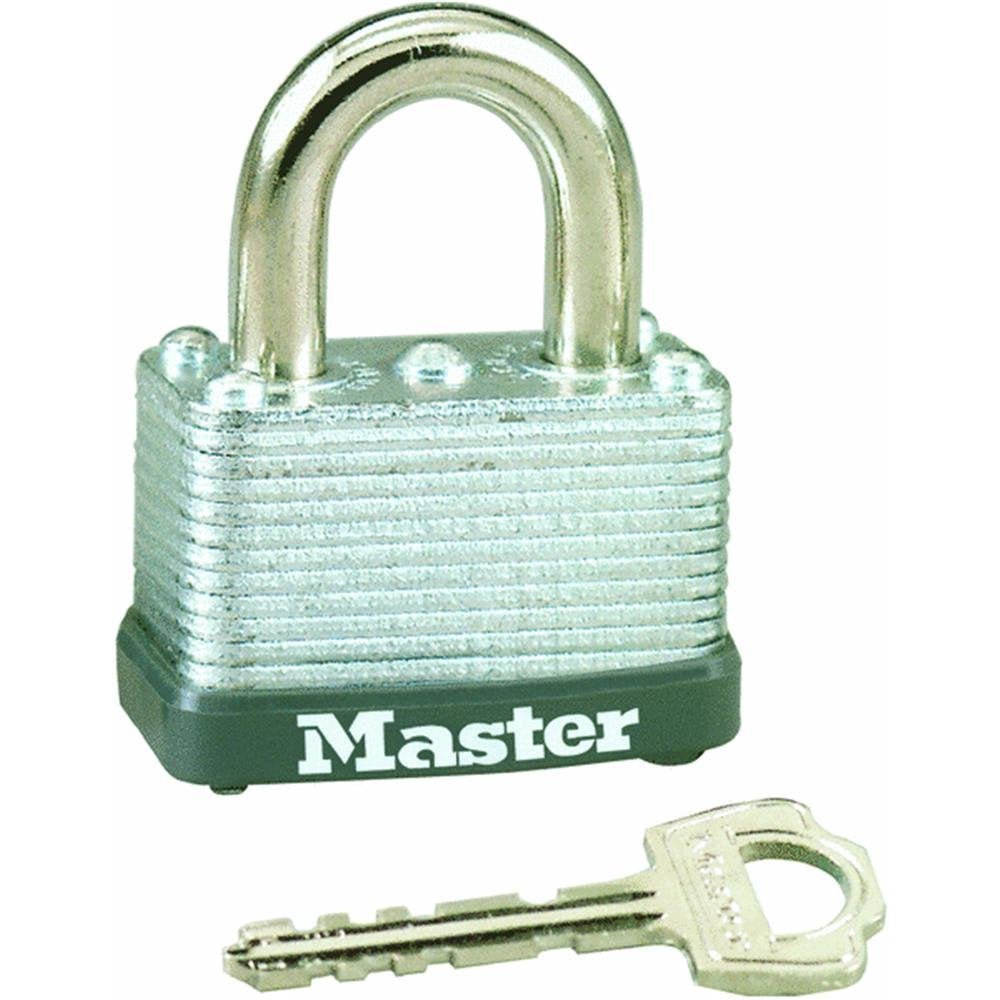 Candado Acero Master Lock 22T blindado 3,8 cm paquete de 2 unidades